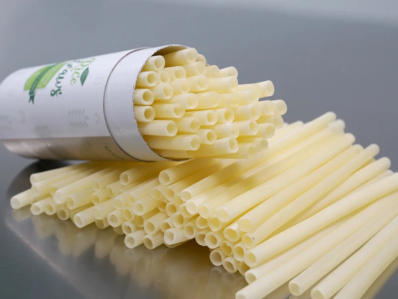 Rice Corn Edible Disposable Compostable ECO-Friendly Straw