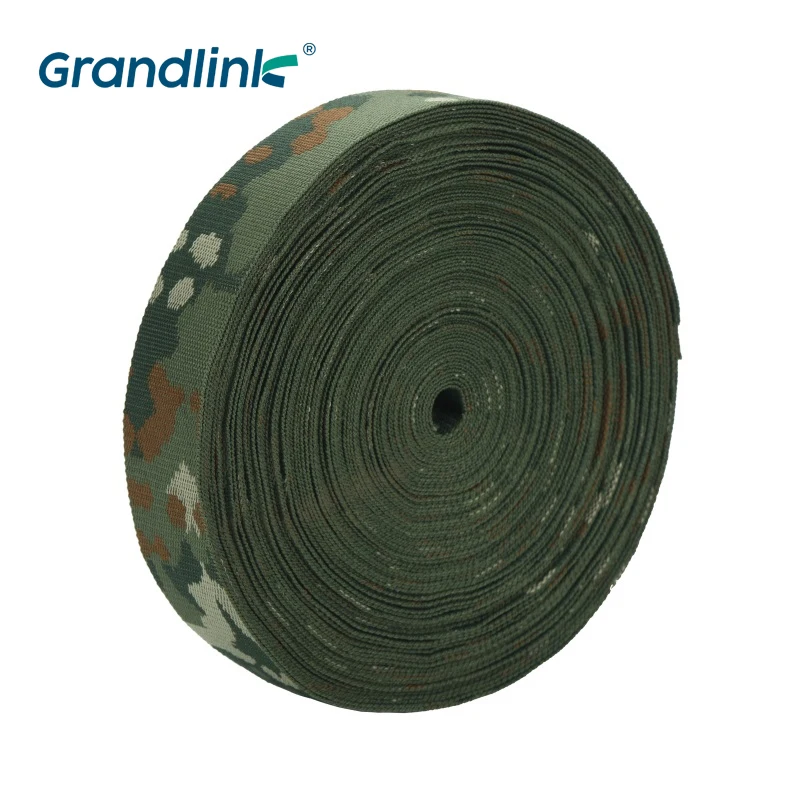 Wholesale Weaver Custom camo polyester camouflage jacquard weave webbing tactical webbing
