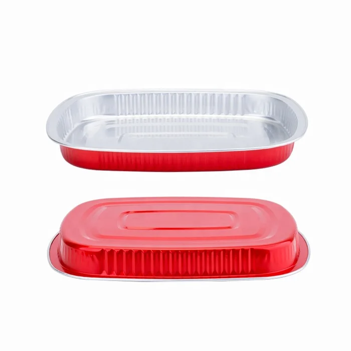 850ml disposable food grade baking pizza pan baking bread aluminum foil trays
