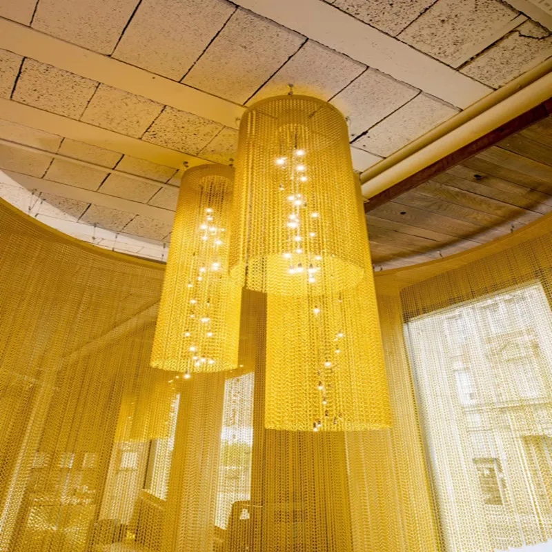 Hanging Metal Chain link Curtain Fly insects Screens