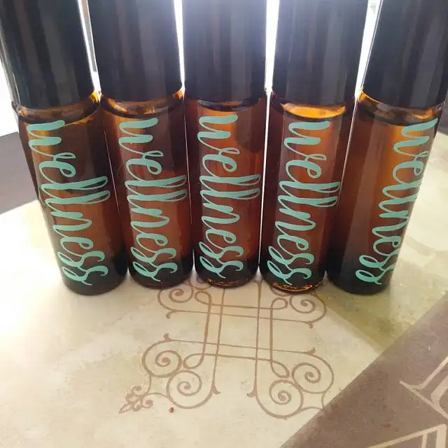 Custom Roller Bottle Word Labels Self Adhesive 10 Ml Roller Bottle Decals Stickers Essential Oil Labels For Roller Bottle