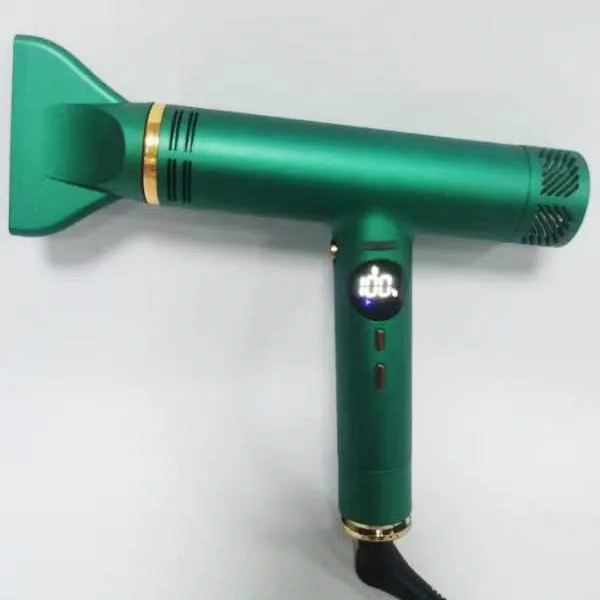 High power Lcd display negative ions blcd fast dryer portable electric hair blow dryer with detachable power cable