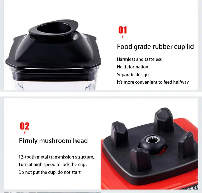commercial heavy mixer pharmaceutical,food juicer duty cooking plastic processor blender/