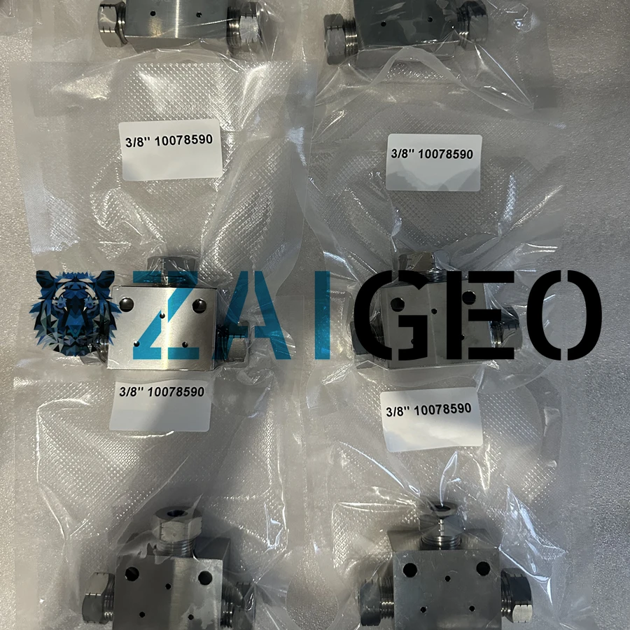 Waterjet Spare Parts 60K Tee Fitting KMT 10078590 A-0776-2 49864507 10079531 10015059 201526 for Waterjet Cutting Machine