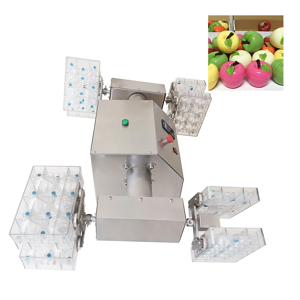 Small Production Line Automatic Forming Machines Mold Maker Shavings Machinery Hollow Chocolate Egg Making Machine For Turkey