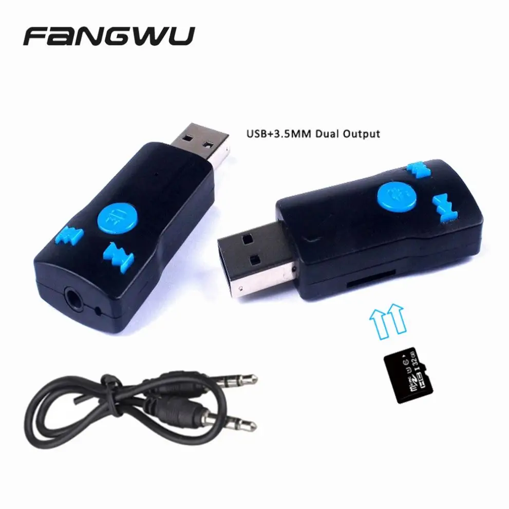 Good Quality Audio Receiver Aux Converter Fm Transmitter Bluetooths Car Kit