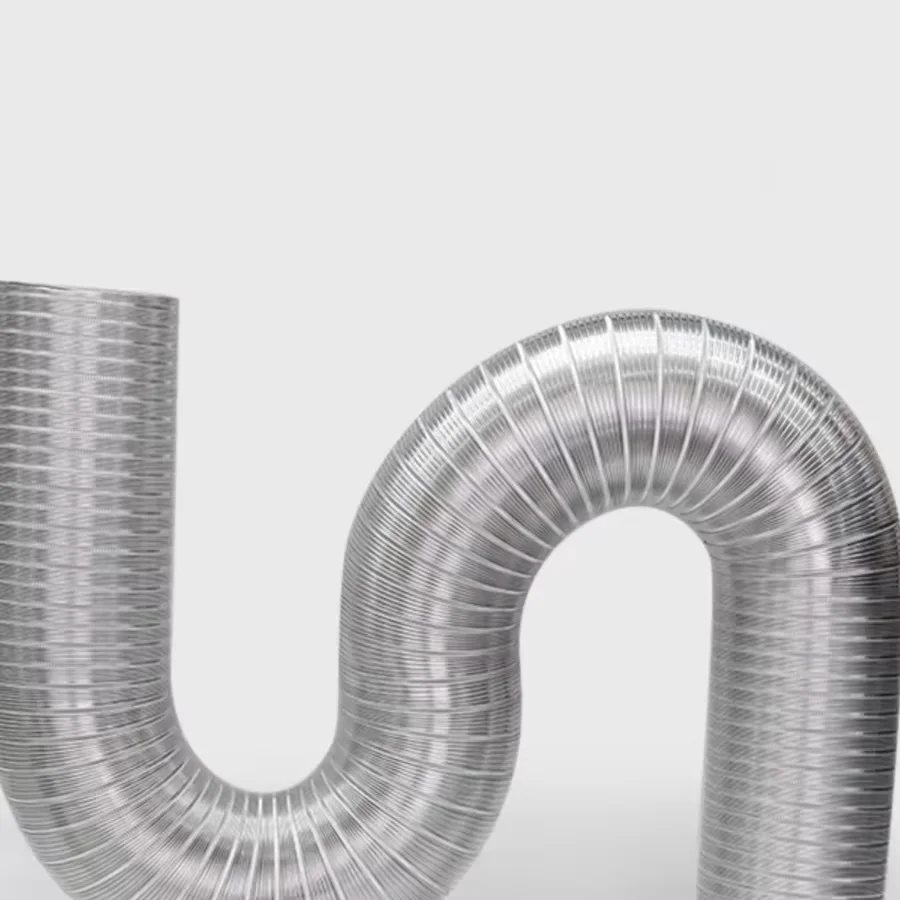 Industrial Design Style Aluminum Semi-Rigid Flexible Air Duct HVAC Parts for Hospitals Factory Price round Shape
