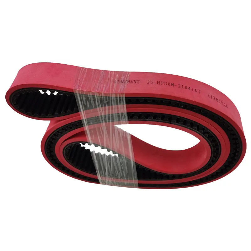 HTD8M endless steel core pu timing belt