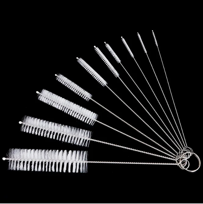 Bamboo Straws Stainless Steel Brushes