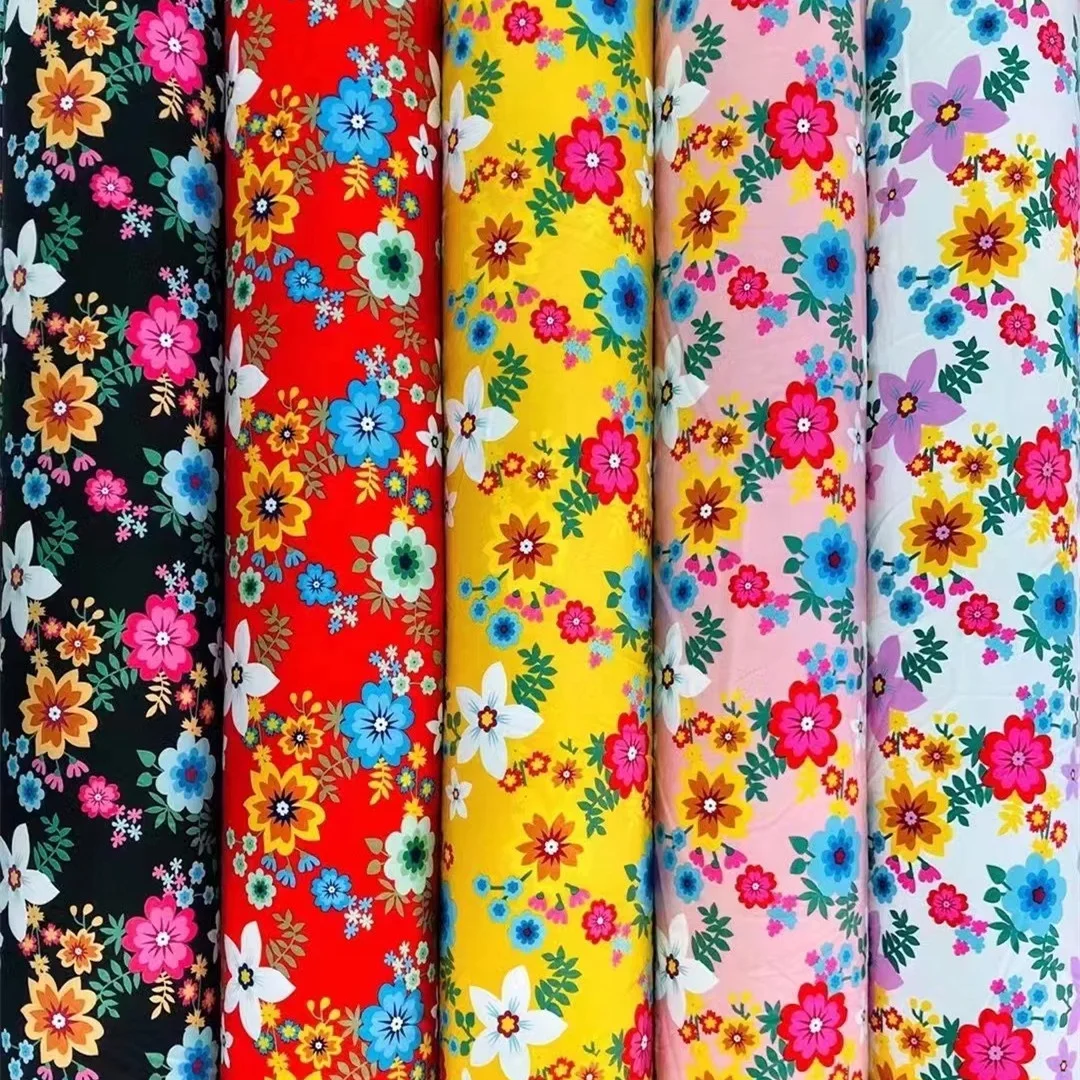 Evening dresses print fabric Stripe polyester paint roller fabric