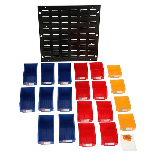 Хранилище мелких деталей для склада гаража 30 шт. настенные контейнеры хранения жалюзи