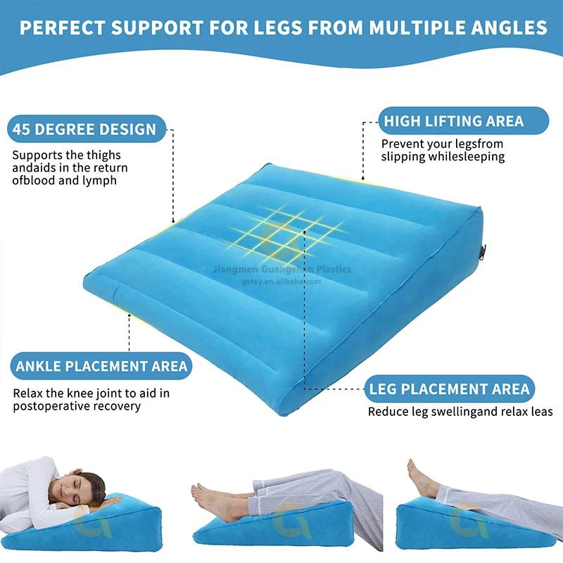 pregnant best position inflatable back wedge pillow for acid reflux