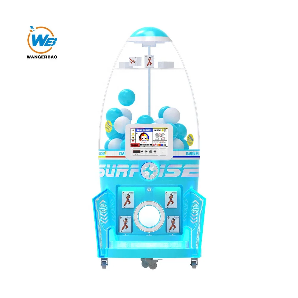 Amusement Center Kids Play Wholesale Mini Egg Empty Gacha Machines Capsule Coin Operated Custom Toys Gashapon Vending Machine