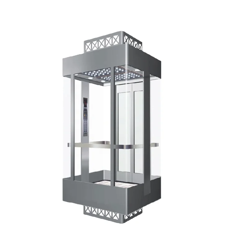Electric Lifting Steel Plate Vacuum Glass Frame Panoramic Elevator (1600246072108)