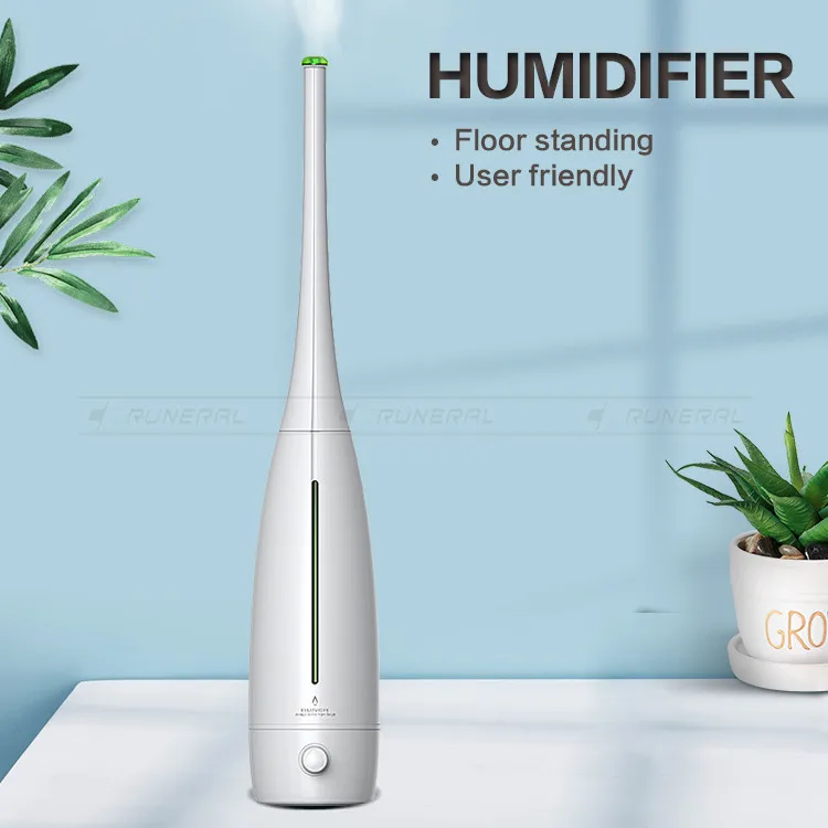 4.5L High Large Capacity Floor stand Mechanical 25W Ultrasonic Air Humidifier With UV