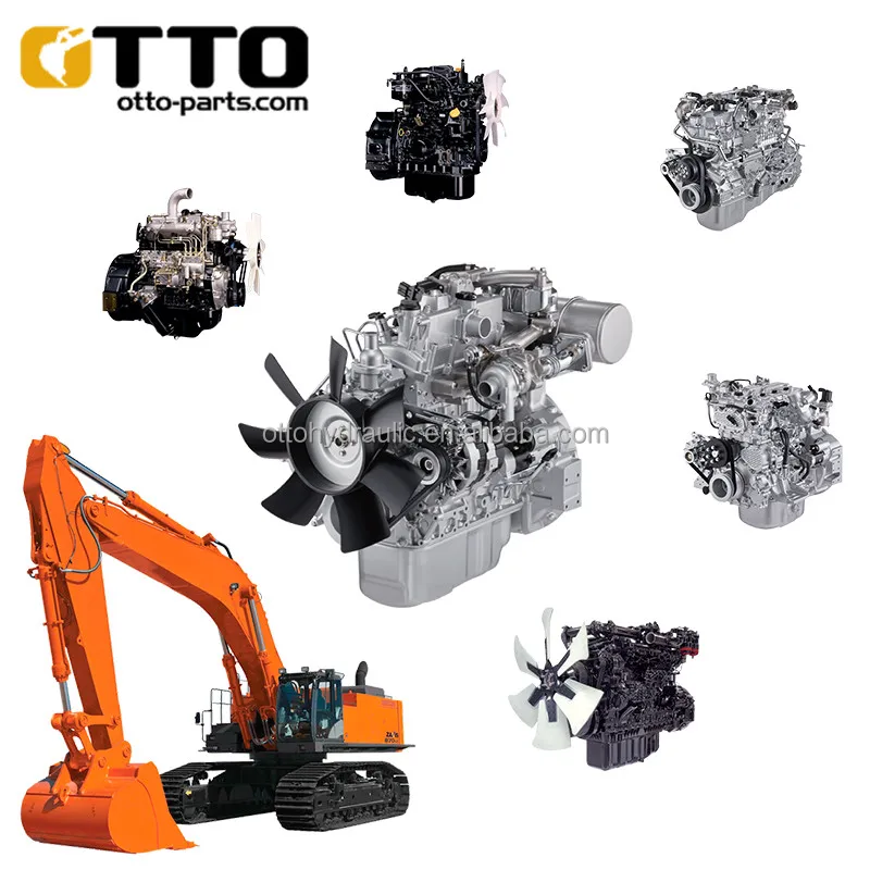 Экскаватор OTTO 4HK1 6WG1 6HK1 6SD1 6BG1T 6BD1 4BG1 4BD1 4JJ1 6BG1 агрегат для дизельного двигателя Isuzu в