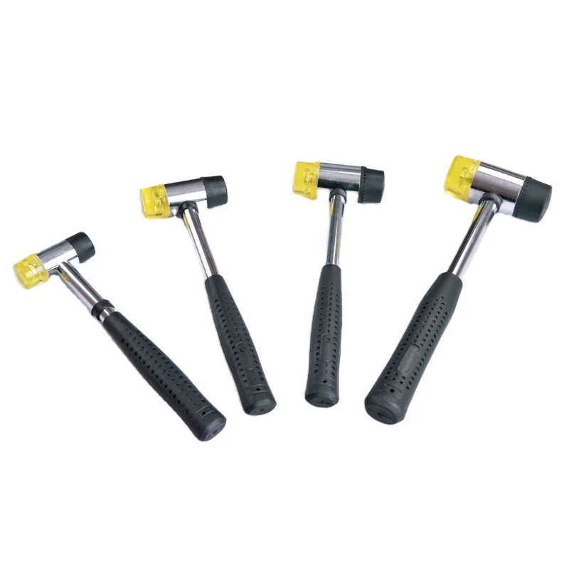 Straight Pins Installation rubber hammer steel pipe handle wear resistant non slip hammer tile floor Glass installation hammer
