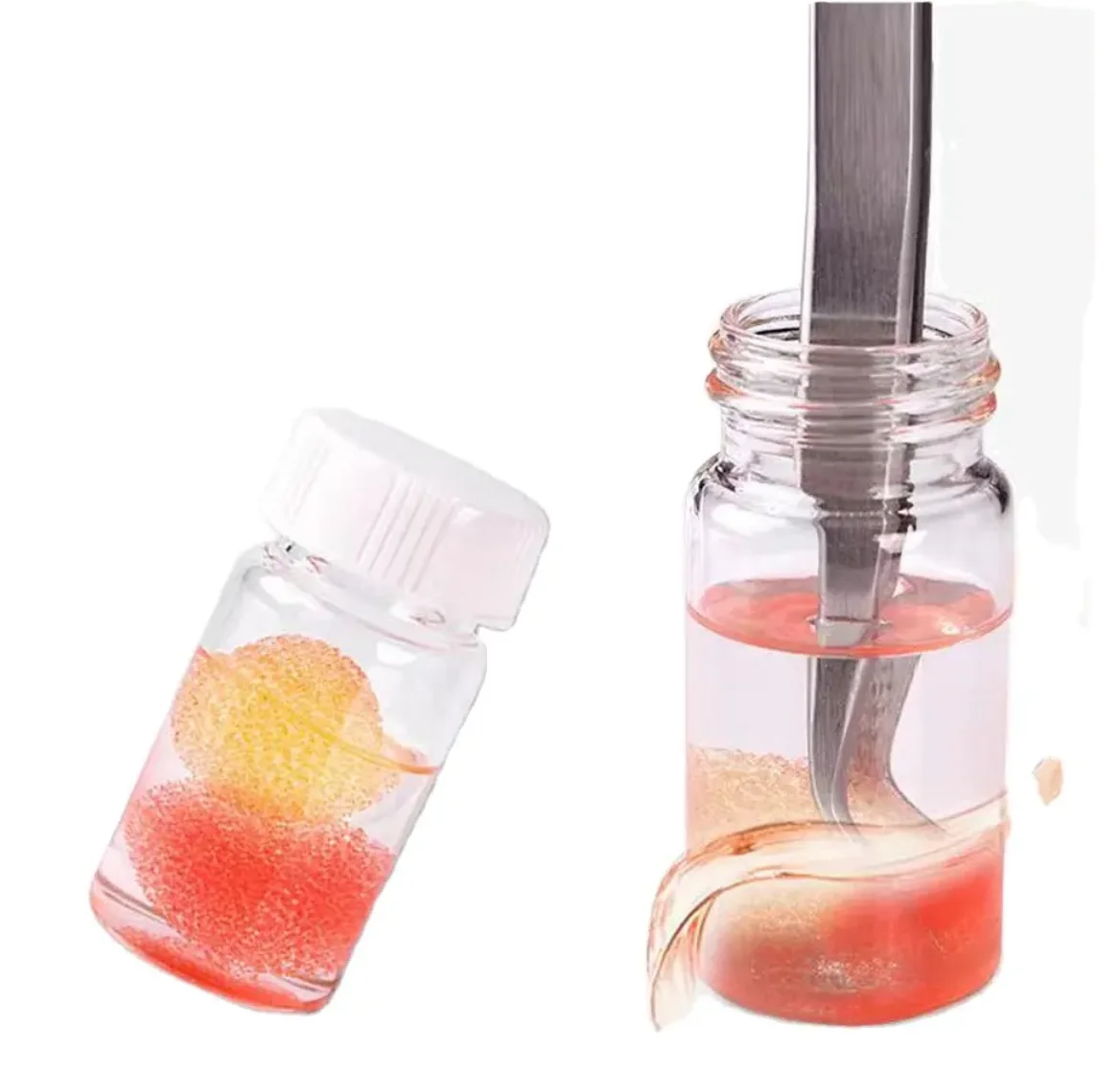 TZ Private label Liquid glue remover sponge ball black eyelash curler cleaner eyelash extension accessories tweezer cleaner