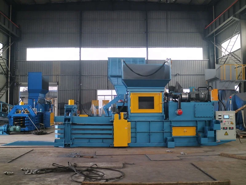 High Quality Practical Machine Full-Automatic Horizontal Baler hay straw press banding machine