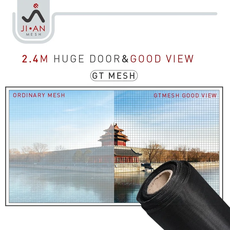 304 Mosquito mesh ss black colour Invisible screen/Mosquito black net ss mesh/stainless steel black coated wire ss mosquito mesh