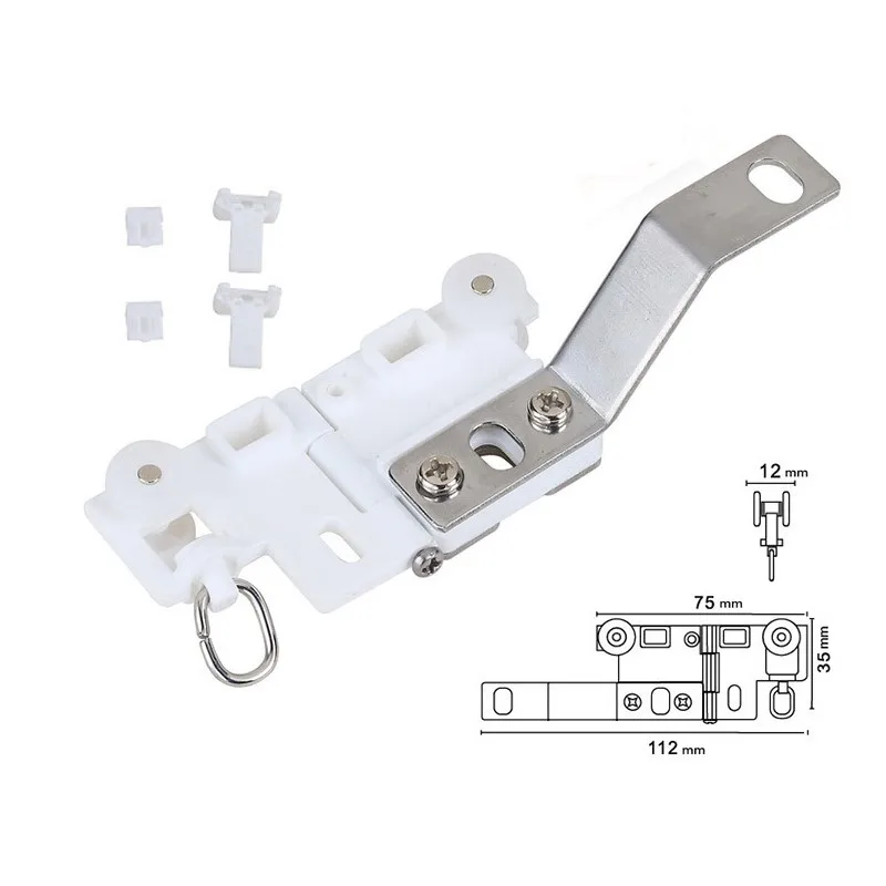 Electric Curtain Curved Track Master Carrier for Dooya Somfy Aqara Xiaomi Curved Track curtain accessory