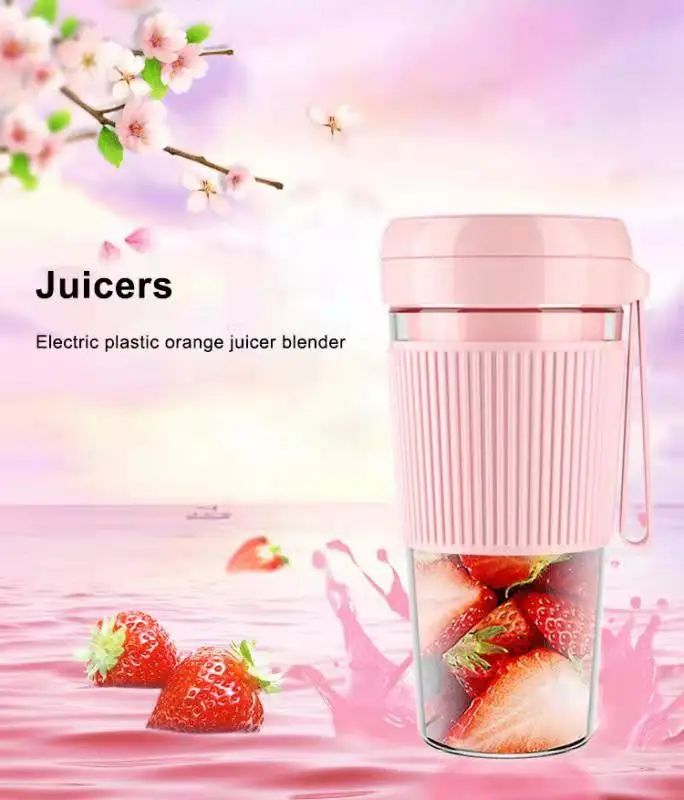 fruit blender Portable Juicer Vitamin Juice bottle Rechargeable USB Mini 280ml juice cup