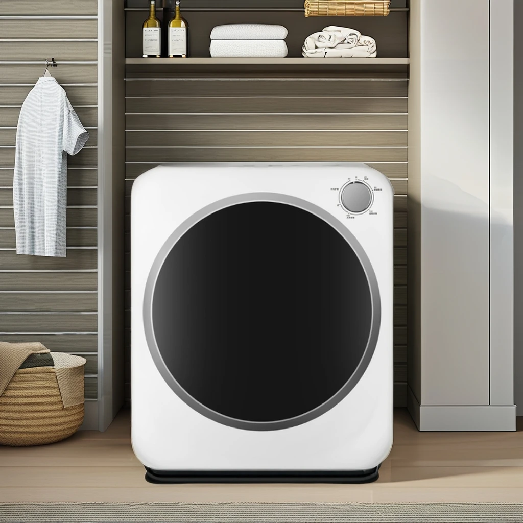 Compact 7kg Electric Clothes Dryer Machine Home Use Stainless Steel Construction with UK & US Plugs Wholesale