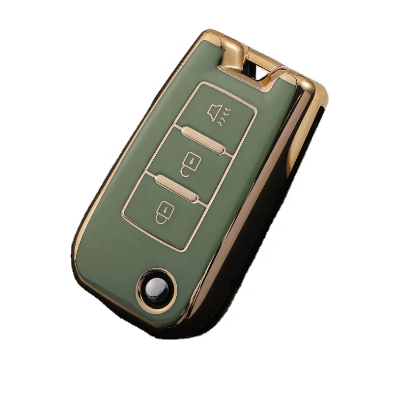 Soft TPU Luxury Design Key Fob Cover for VW Volkswan Full Protection Key Case Cover for Models Jetta Beetle Tiguan Passat Golf