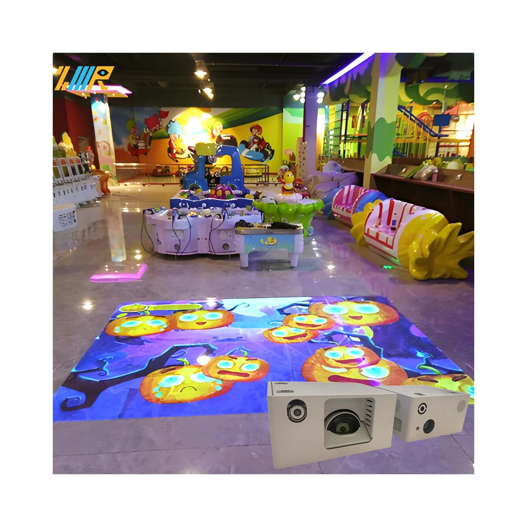 floor projection projector With 69 game scenes 3d floor projection mapping 3d holographic interactive floor projection