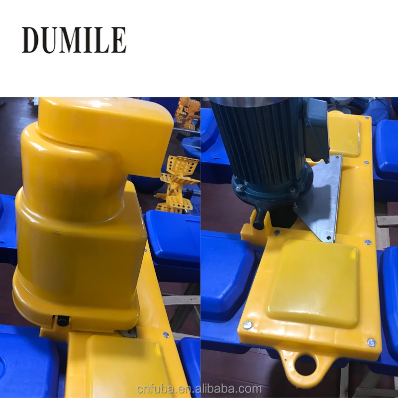 2/3 HP Turbine Aerator Aquaculture Machine air jet floating pump aerators for fish shrimp pond oxygen with factory price