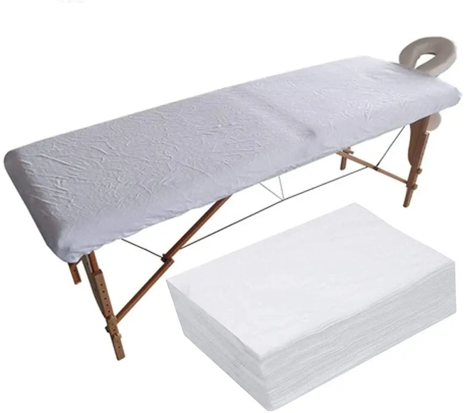 Wholesale SMS Soft Hospital Medical Bed Cover Non woven disposable bed sheet