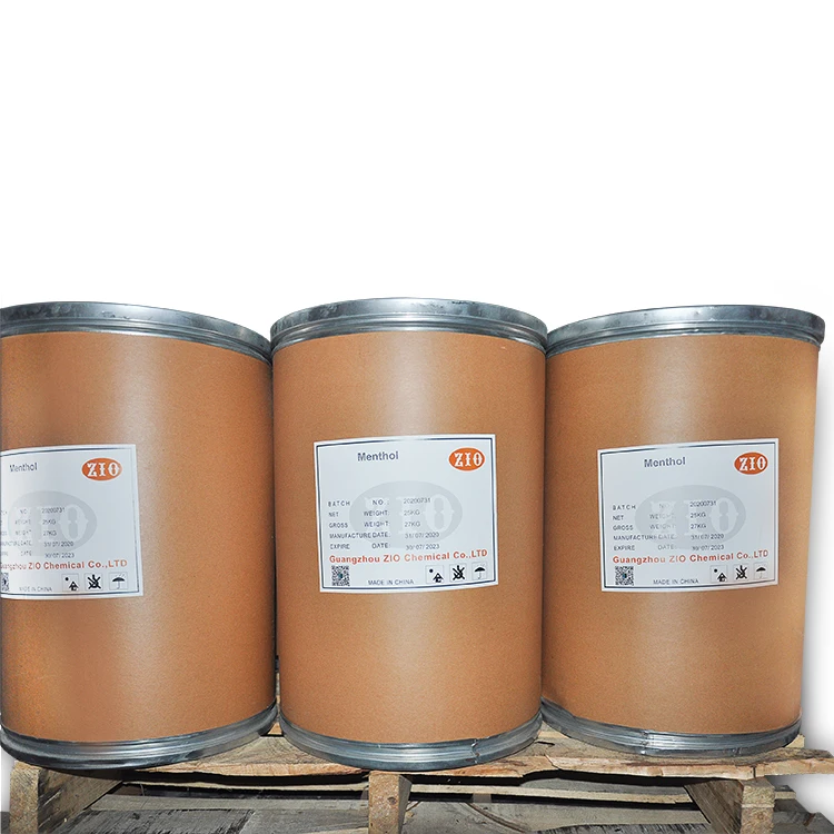 USP BP пищевой сорт DL ментол кристалл 1 кг цены от Guangzhou ZIO Chemical Co.