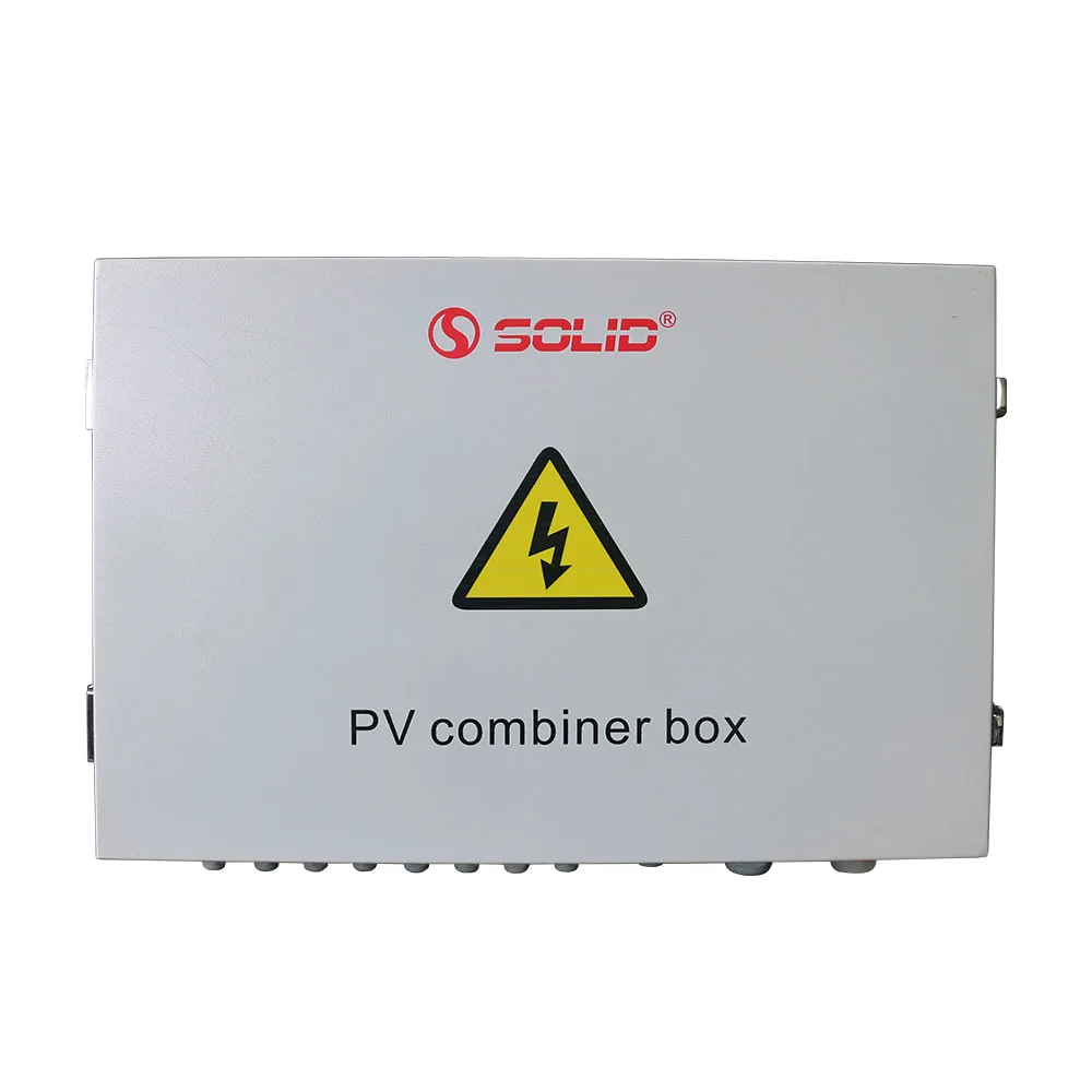 PV Array Combiner Box 1000V 1500V 4 6 8 10 12 14 16 Strings In 1 Output Solar Panel Junction Distribution  Box For Solar System
