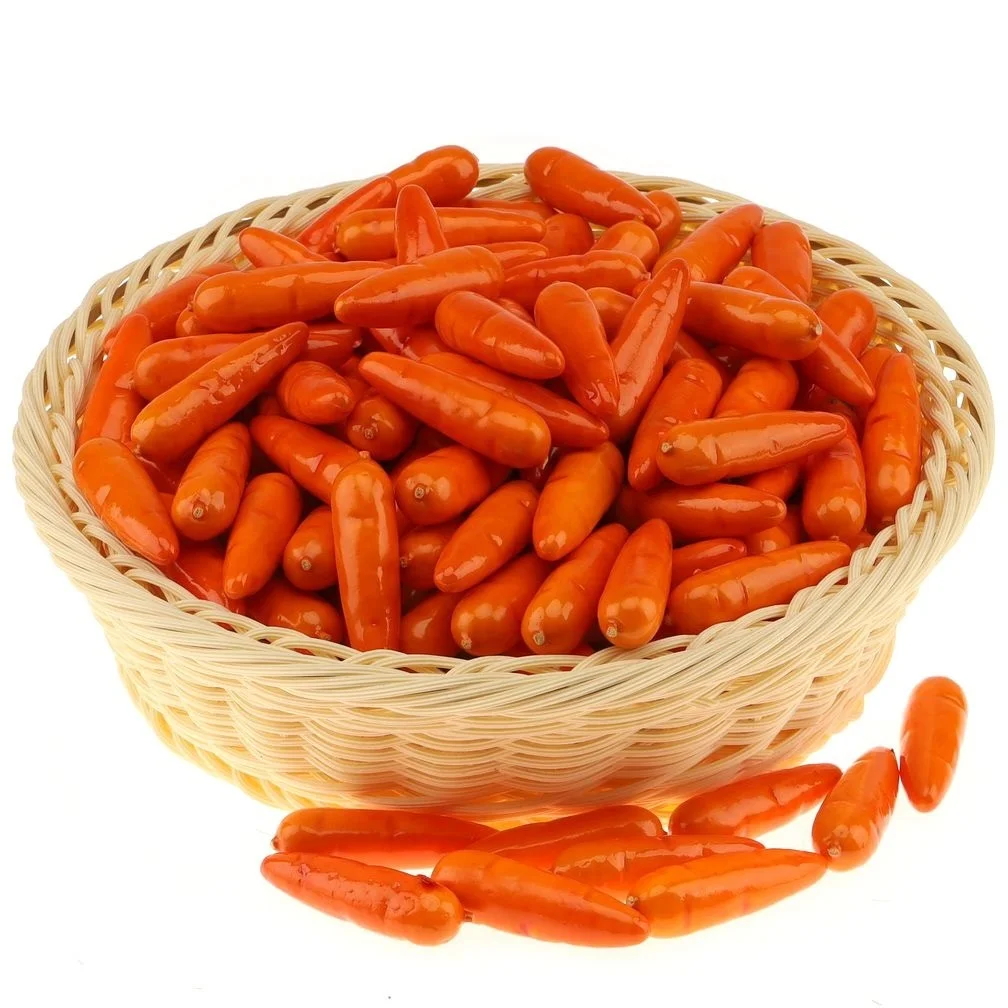 
Hot Sale MINI Size Artificial Carrot Fake Vegetable Home Kitchen Decoration 