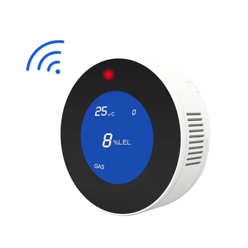  Беспроводной голосовой детектор газа Tuya Wifi система сигнализации природного утечки