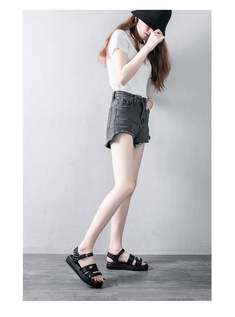 
Sandals women 2021 new beach shoes women thick soled elevated sandals casual shoes 