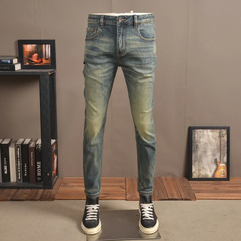 Wholesale Fashion Stretchy Jeans For Men Hot Sale High Quality Mens Jeans