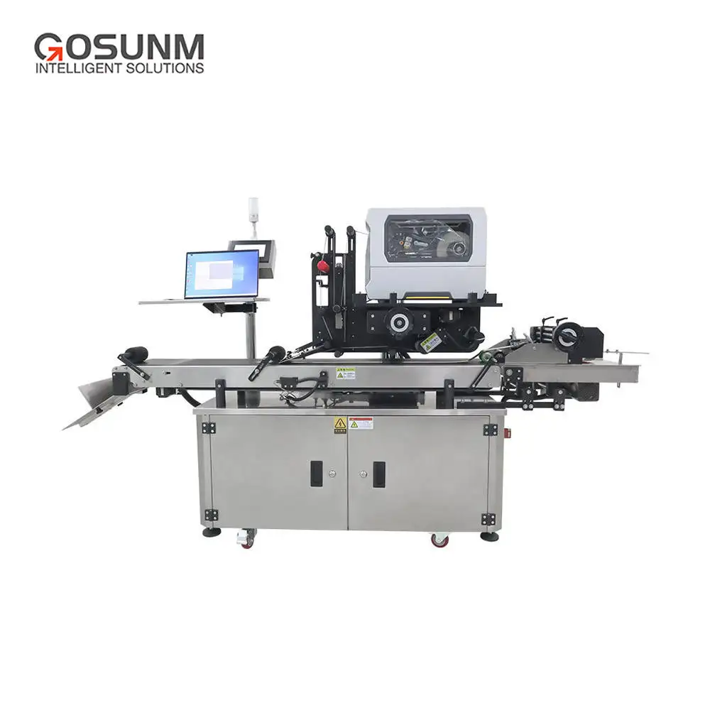 Factory Professional High Speed Printing Labeling Machine Customized Multi-angle Corner Labeling Machine