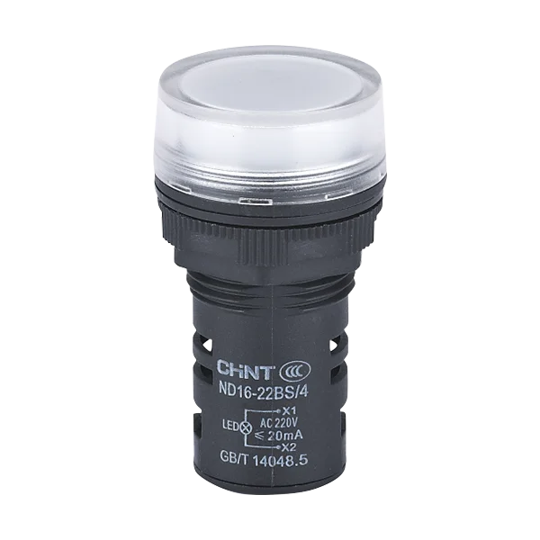 Chint for indication in circuit ND16-22B/4 AC 220/380V white led indicator light