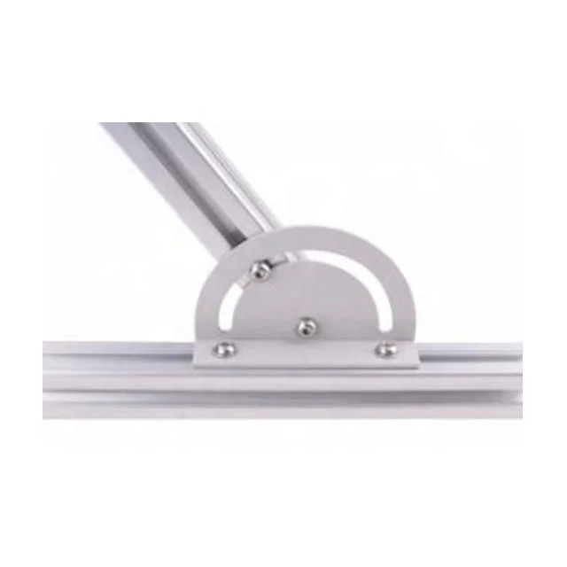 4040 Connecting Plate Corner Fitting 180 Degree Cross Steering Plate Single Angle Metal Bracket Steel Zinc Industrial Furniture