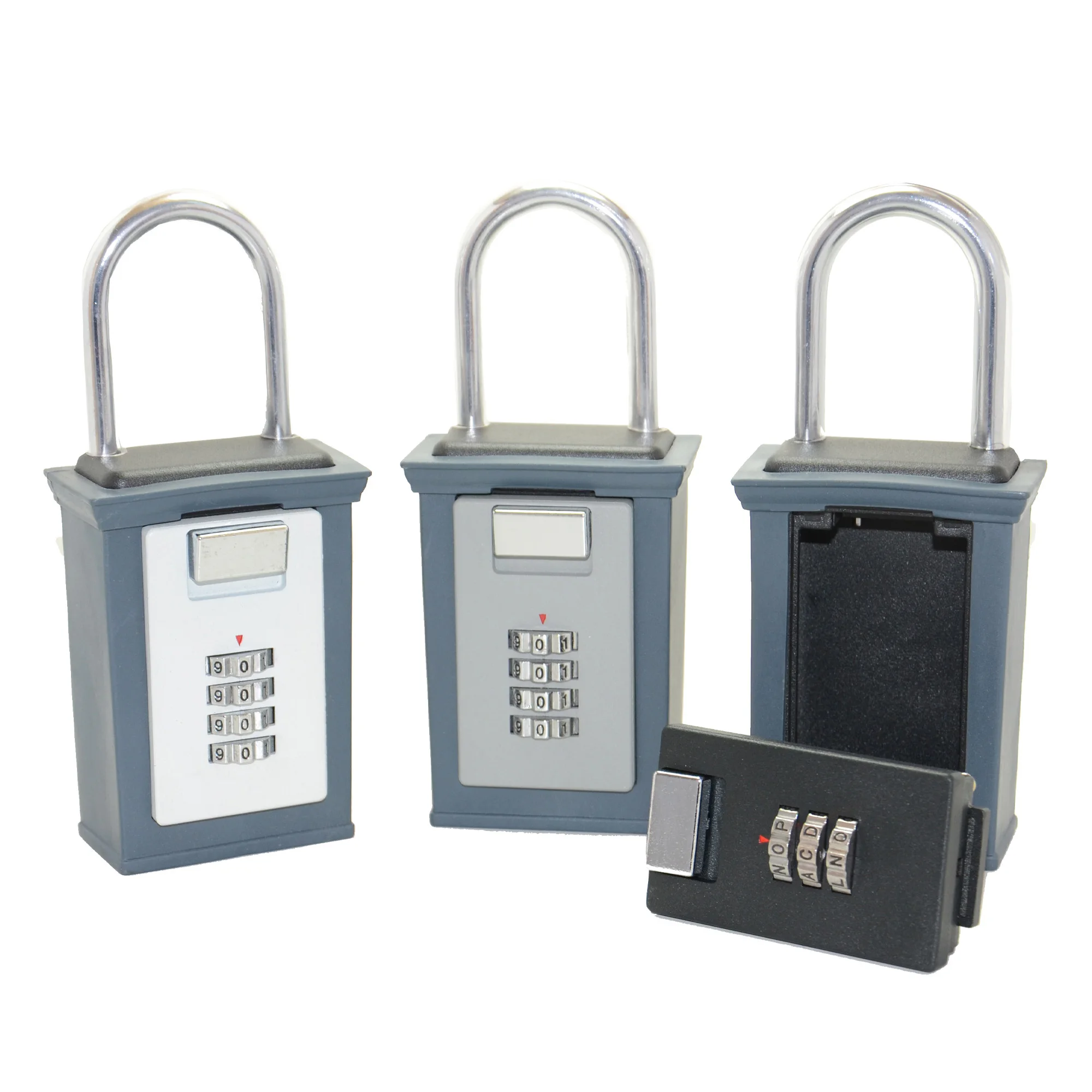 Wholesale Mechanical Safe Box Manual Key Metal Wall Mounted Key Safe Box