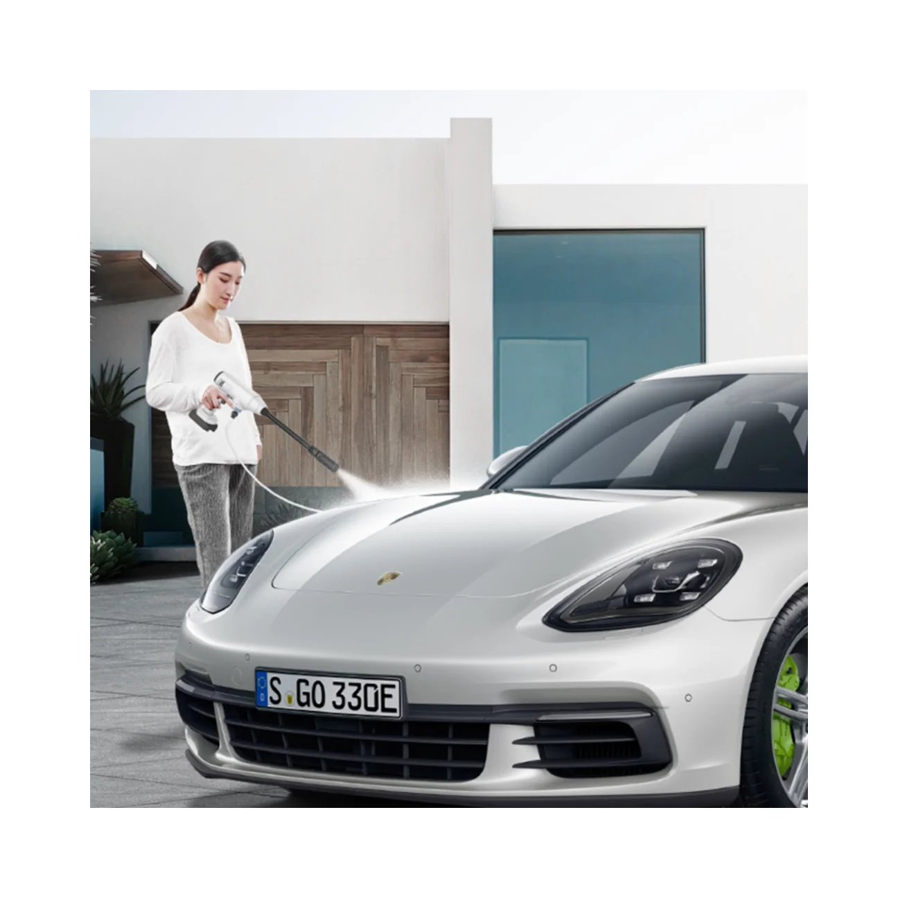 Прямая Продажа с фабрики мини-опрыскиватель высокого давления для стиральной машины аккумулятор электрический портативный пистолет мойка автомобиля