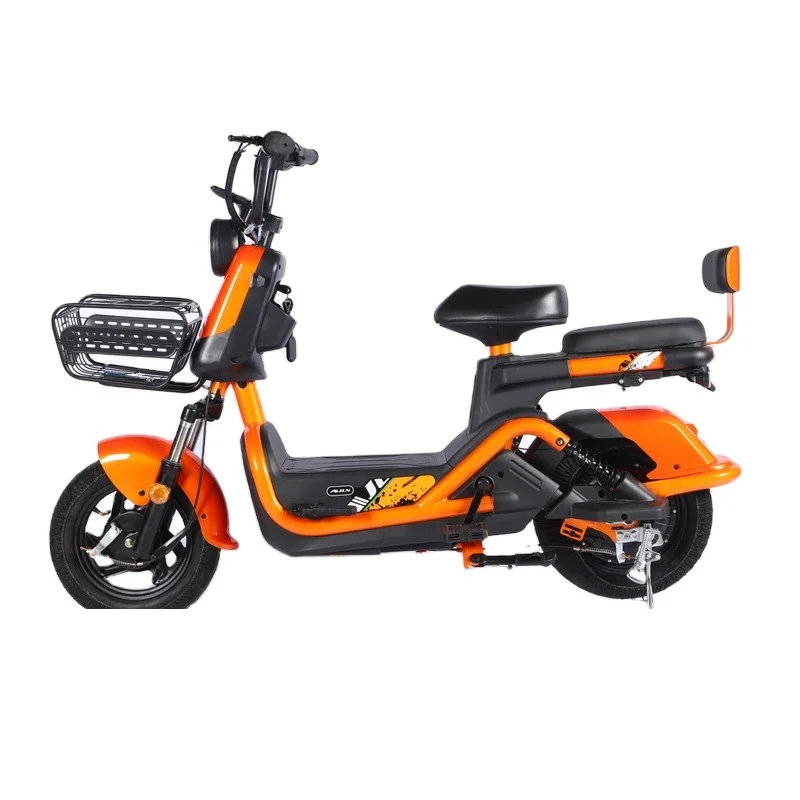 Carbon Steel Anti-Theft Alarm Powerful Battery Life Electric Bicycle Scooter 350W 500W Motor 48V 60V Battery 70KM Long Range