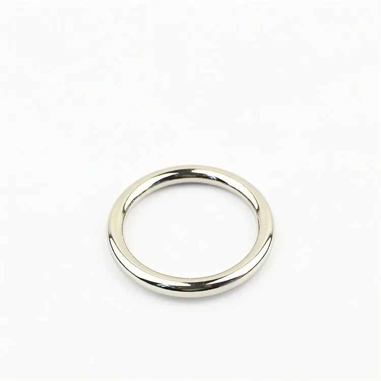 Handbag Hardware Accessories Die-cast Seamless Ring Buckle Zinc Alloy Connective Circle Plating O Ring Buckle