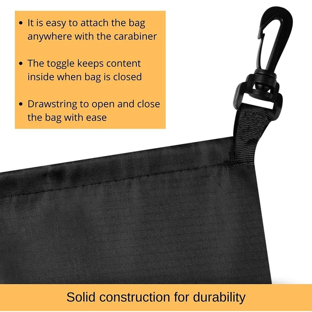 Custom Sports Equipment Bag Balls Laundry Multipurpose Drawstring Sack with Carabiner Clip outdoor travel folding string bag