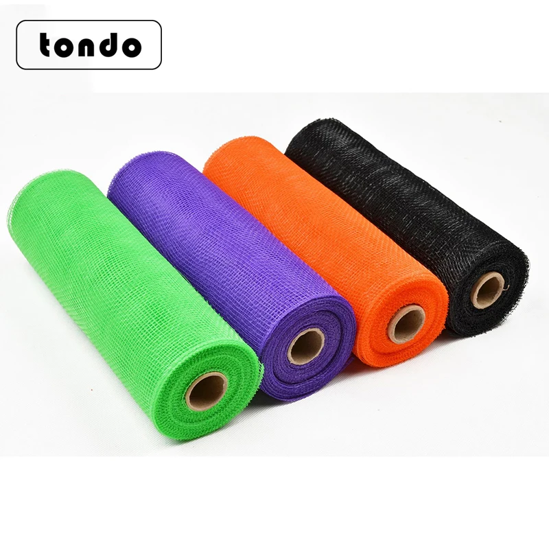 Wholesale 10Inch Poly Deco Mesh For Christmas Wreath Decoration & Flower Wrap