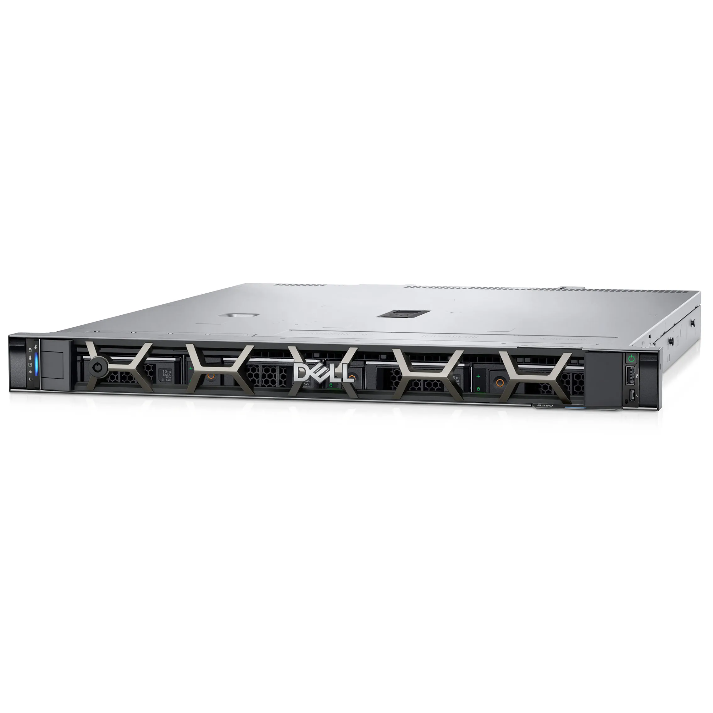 Original New Dells Poweredge R250 Single 1U Rack ERP Storage Server Xeon E-2314 2.8G 16GB 2TB in Stock