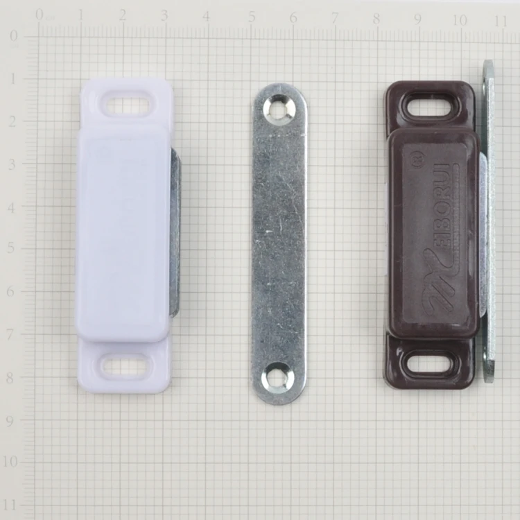 Push To Open Plastic Magnetic Door Catch 3Kg Magnet Power From Door Catch Manufacturer