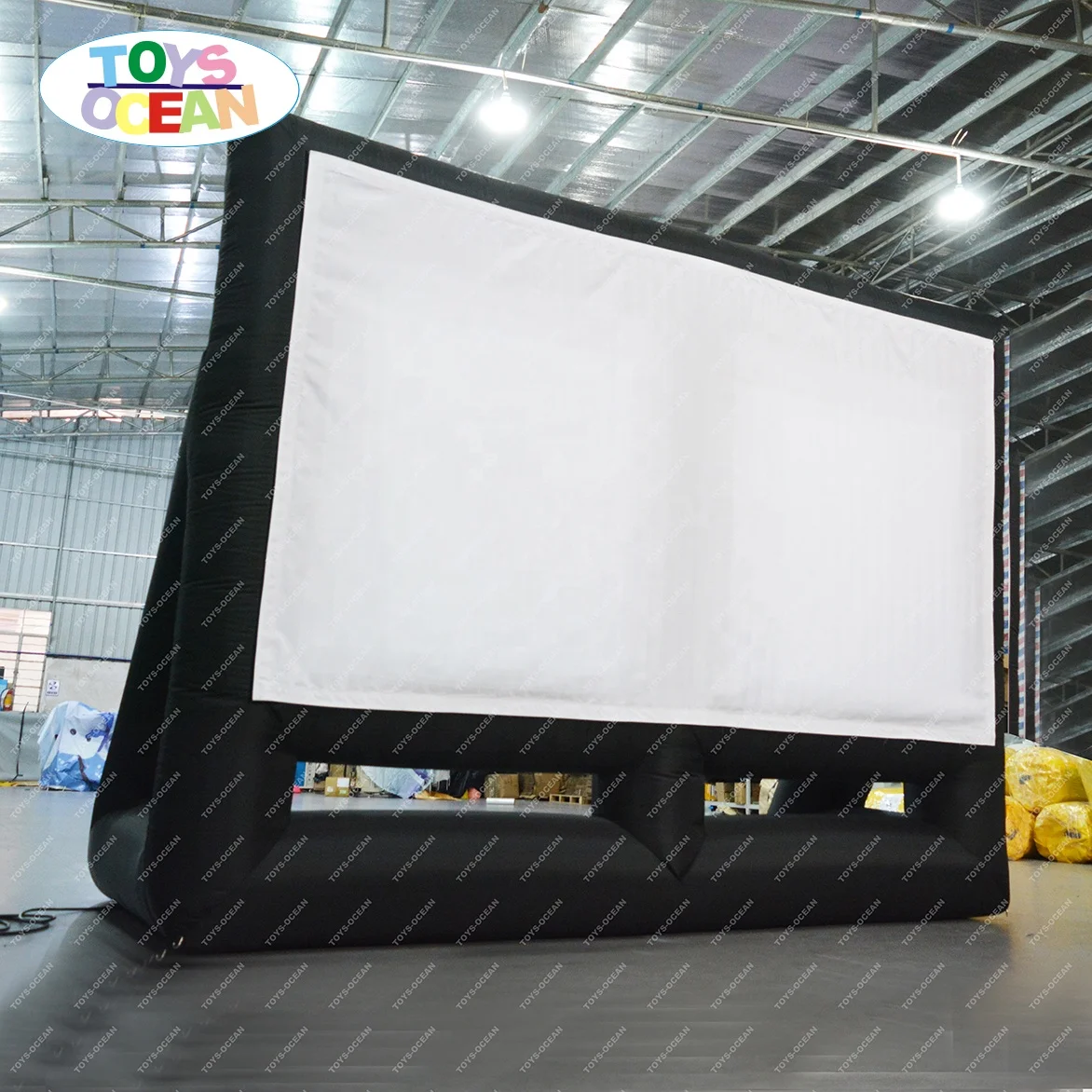 Factory wholesale TV projection tent advertising inflatable movie screen for sale