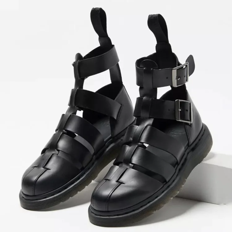 Высокие модные трендовые мужские сандалии летние мужские и женские повседневные сандалии в том же стиле